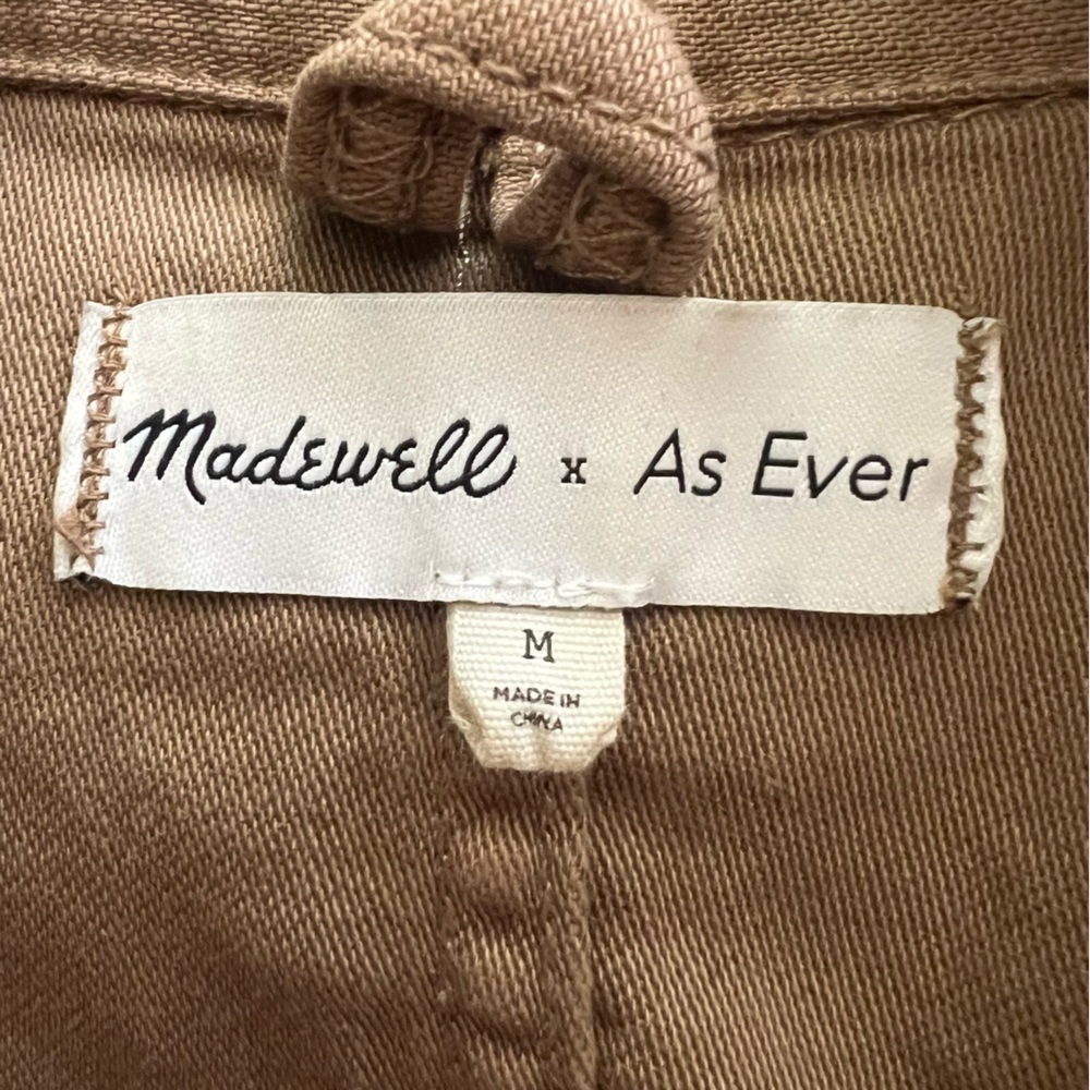 Madewell x As Ever • Tan Coveralls Jumpsuit • Size M - Picture 9 of 11